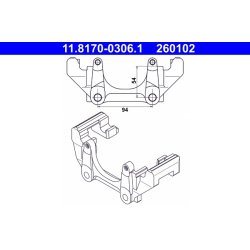 Brake Caliper Bracket ATE 11.8170-0306.1 OE Ref 4A0615125A