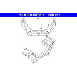 Brake Caliper Bracket ATE 11.8170-0872.1 OE Ref 7701206687