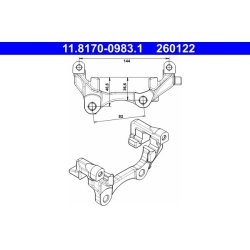 Brake Caliper Bracket ATE 11.8170-0983.1 OE Ref 440019588R