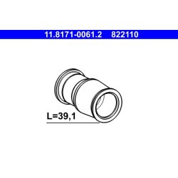 Brake Caliper Guide Sleeve ATE 11.8171-0061.2