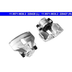 Étrier de frein ATE 11.9571-9836.2 pour AUDI, SEAT, SKODA, VW