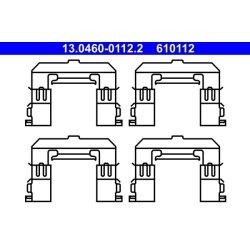 Brake Pad Accessory Kit ATE 13.0460-0112.2 OE Ref 41080WA225