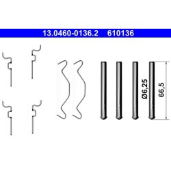 Brake Pad Accessory Kit ATE 13.0460-0136.2