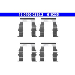 Brake Pad Accessory Kit ATE 13.0460-0235.2 OE Ref MR389599