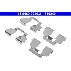 Kit d'accessoires pour plaquettes de frein ATE 13.0460-0240.2 pour DACIA, RENAULT, ATE