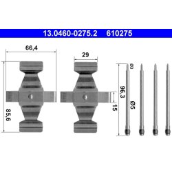Brake Pad Accessory Kit ATE 13.0460-0275.2 OE Ref 0004219691