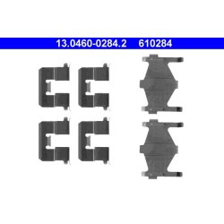 Kit d'accessoires pour plaquettes de frein ATE 13.0460-0284.2 pour NISSAN ALMERA