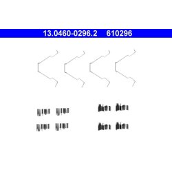Kit d'accessoires pour plaquettes de frein ATE 13.0460-0296.2 pour KIA CLARUS