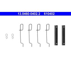 Kit d'accessoires pour plaquettes de frein ATE 13.0460-0402.2 pour PEUGEOT OE 442726