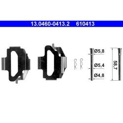Brake Pad Accessory Kit ATE 13.0460-0413.2