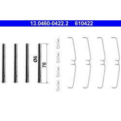Brake Pad Accessory Kit ATE 13.0460-0422.2 OE Ref 272691