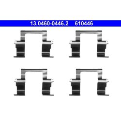 Kit d'accessoires pour plaquettes de frein ATE 13.0460-0446.2 pour VAUXHALL