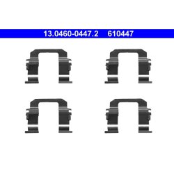 Kit d'accessoires pour plaquettes de frein ATE 13.0460-0447.2 pour VAUXHALL OE 1605020