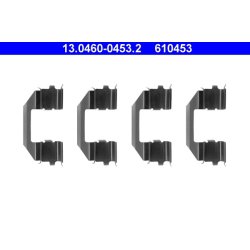 Kit d'accessoires pour plaquettes de frein ATE 13.0460-0453.2 pour HONDA, ROVER