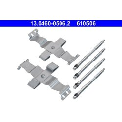 Kit d'accessoires pour plaquettes de frein ATE 13.0460-0506.2 pour BMW OE 34116850934 ATE