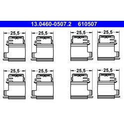 Brake Pad Accessory Kit ATE 13.0460-0507.2 OE Ref 4474230091