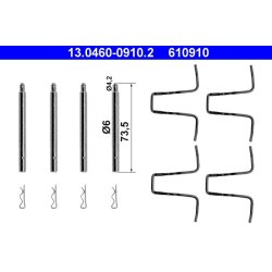 Brake Pad Accessory Kit ATE 13.0460-0910.2