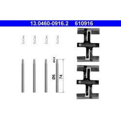 Kit d'accessoires pour plaquettes de frein ATE 13.0460-0916.2 pour BMW Série 3 OE 34111150540