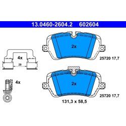Brake Pad Set ATE 13.0460-2604.2 OE Ref LR108260