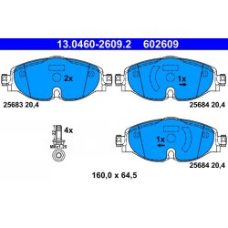 Brake Pad Set ATE 13.0460-2609.2 OE Ref VWN3CA2D390DA