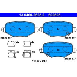 Brake Pad Set ATE 13.0460-2625.2 OE Ref 68029887AA