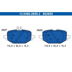 Brake Pad Set ATE 13.0460-2655.2 OE Ref 0004201304