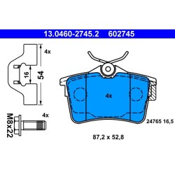 Brake Pad Set ATE 13.0460-2745.2 OE Ref 425429