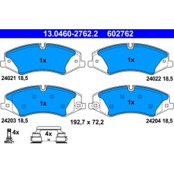 Brake Pad Set ATE 13.0460-2762.2 OE Ref LR021253