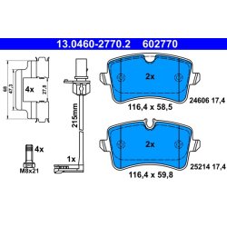 Brake Pad Set ATE 13.0460-2770.2 OE Ref 4G0698451B