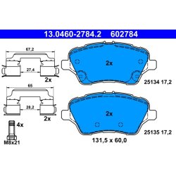 Brake Pad Set ATE 13.0460-2784.2 OE Ref AY112K021CA