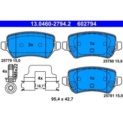 Brake Pad Set ATE 13.0460-2794.2 OE Ref 58302A2A30