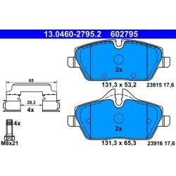 Brake Pad Set ATE 13.0460-2795.2 OE Ref 34116860016