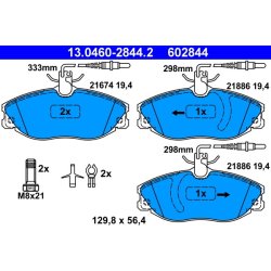 Jeu de plaquettes de frein ATE 13.0460-2844.2 pour PEUGEOT 607 OE 425206