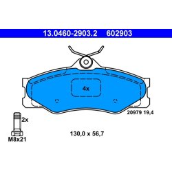 Brake Pad Set ATE 13.0460-2903.2 OE Ref 251698151C