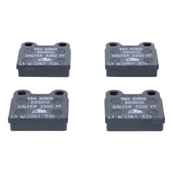 Jeu de plaquettes de frein ATE 13.0460-3010.2 pour ALFA ROMEO, DAF, NSU et plus encore... ATE
