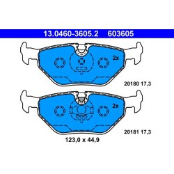 Brake Pad Set ATE 13.0460-3605.2 OE Ref 34211161455