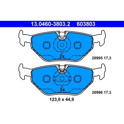 Brake Pad Set ATE 13.0460-3803.2 OE Ref 34211158268