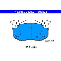 Brake Pad Set ATE 13.0460-3823.2 OE Ref 425146