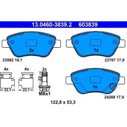 Brake Pad Set ATE 13.0460-3839.2 OE Ref 93189815