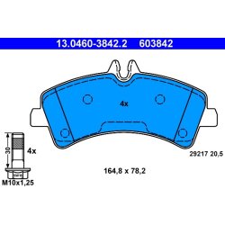 Brake Pad Set ATE 13.0460-3842.2 OE Ref 0064202220
