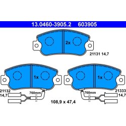 Brake Pad Set ATE 13.0460-3905.2 OE Ref 60750795