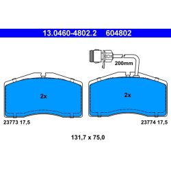 Plaquettes de frein ATE 13.0460-4802.2 pour AUDI A8 OE 4D0698151L