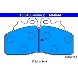 Jeu de plaquettes de frein ATE 13.0460-4844.2 OE 2996518
