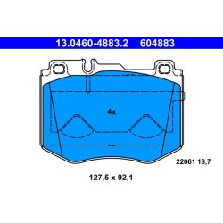 Brake Pad Set ATE 13.0460-4883.2 OE Ref A0084201820