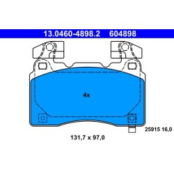 Brake Pad Set ATE 13.0460-4898.2 OE Ref 23441307