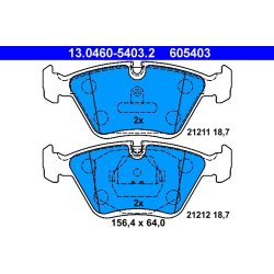 Plaquettes de frein ATE 13.0460-5403.2 pour AUDI 100, 200 OE 447698151C