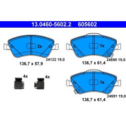 Brake Pad Set ATE 13.0460-5602.2 OE Ref 0446502200