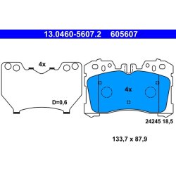 Jeu de plaquettes de frein ATE 13.0460-5607.2 pour LEXUS LS OE 04465-0W110