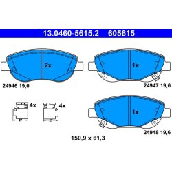 Brake Pad Set ATE 13.0460-5615.2 OE Ref 0446505260