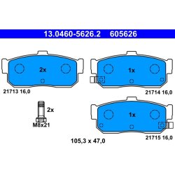 Brake Pad Set ATE 13.0460-5626.2 OE Ref 440604U090